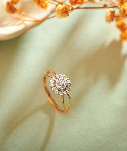 Gold Diamond Rings