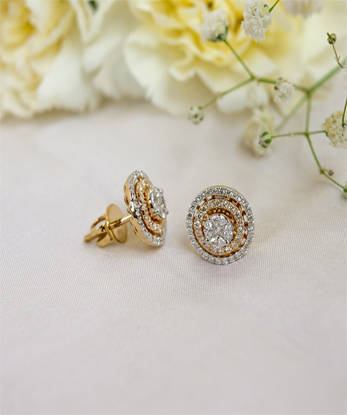 Gold Stud Earings